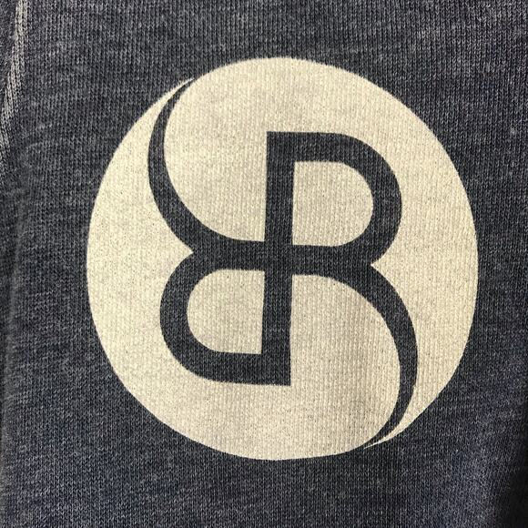 NWT Z Supply Full Zip Hoodie Blue Ride + Reflect R+R Sweatshirt Pockets Size XS - Picture 3 of 11